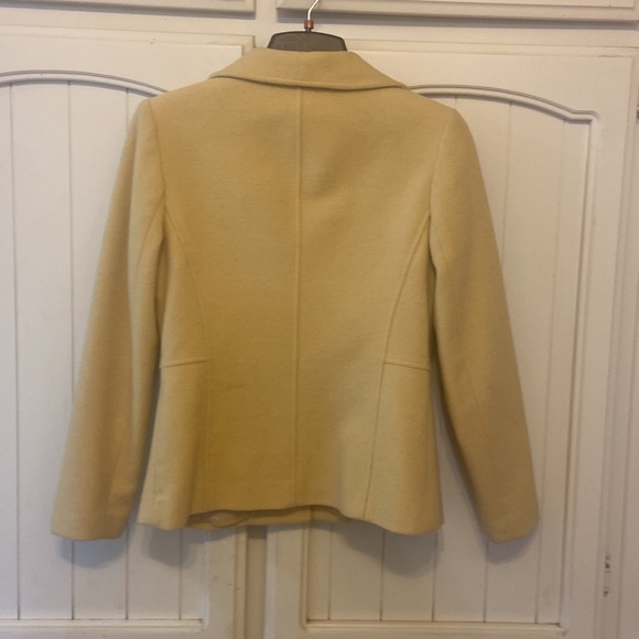 Light yellow wool blazer - Picture 2 of 3